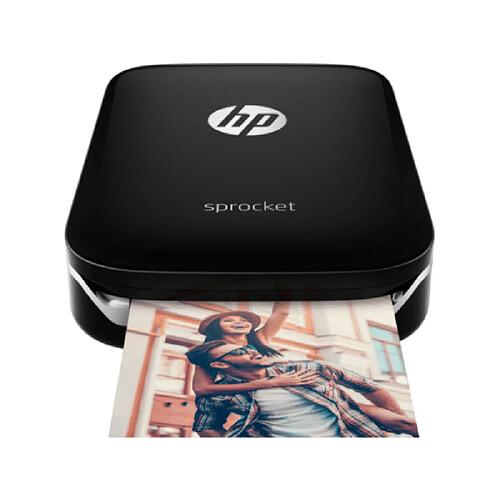 HP Sprocket Imprimante Photo Portable Technologie Zink Bluetooth 5.0 Android Noir