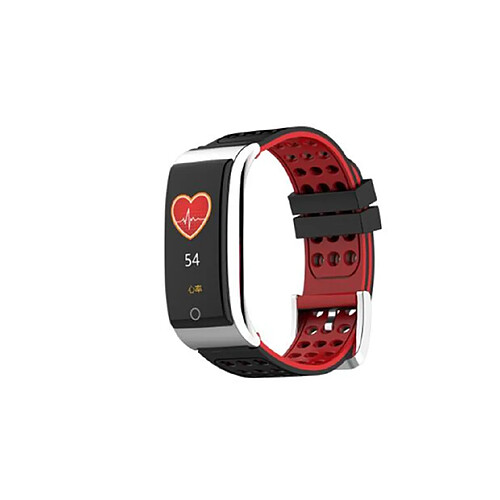 YP Select 0.96 pouces Écran couleur Pression artérielle Moniteur de fréquence cardiaque Sport Bluetooth Montre-bracelet intelligente-NOIR