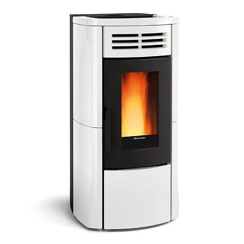 La Nordica Extraflame Poêle à granulés de bois12.1kw acier blanc - terryplusblanc - NORDICA EXTRAFLAME