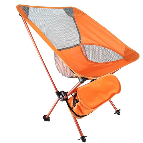 Wewoo Chaises de plage Fauteuil camping pliant portatif en plein air inclinaison dossier d'alliage d'aluminium pêche chaise