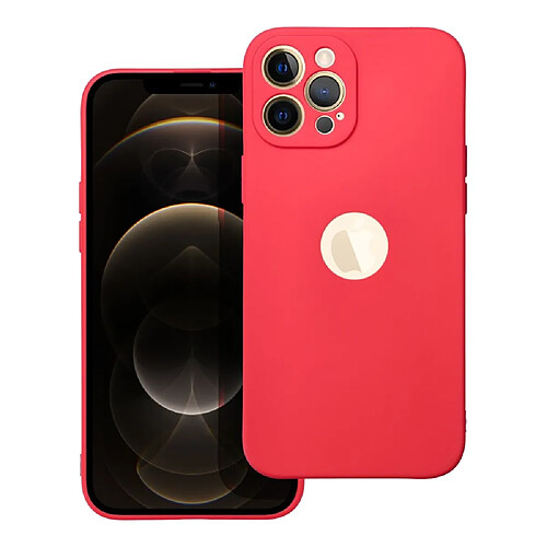 coque forcell soft pour iphone 12 pro max rouge