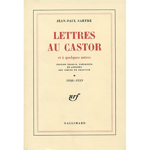 Lettres au Castor : et à quelques autres. Vol. 1. 1926-1939 · Occasion