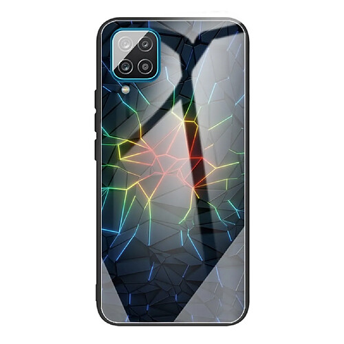 Coque en TPU anti-rayures, hybride géométrie pour votre Samsung Galaxy A12