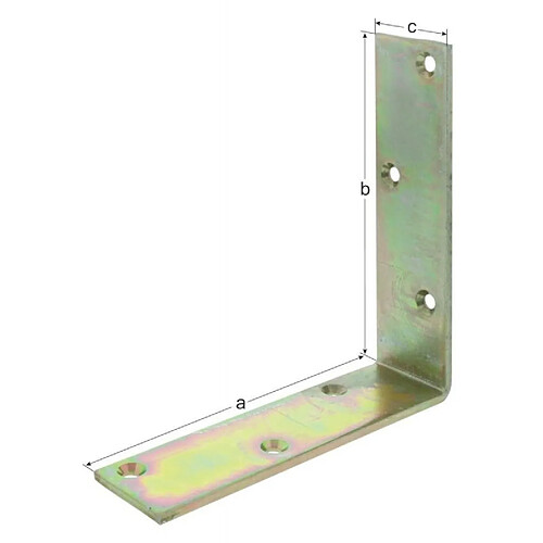 GAH Equerre d'angle K2 200x200x40x5 mm