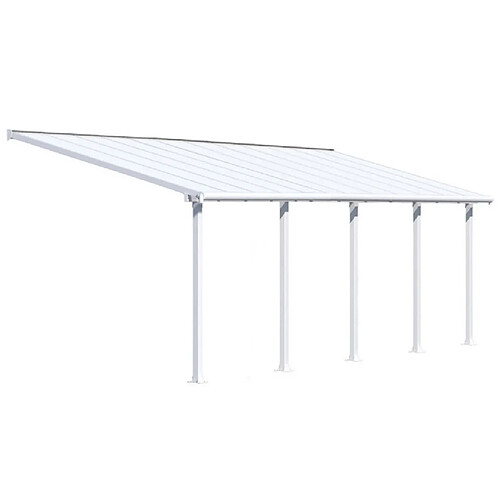 Pergola 21.8m² blanc - 704354 - PALRAM