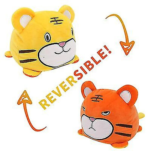 Universal Expression double face flip animal peluche 15cm