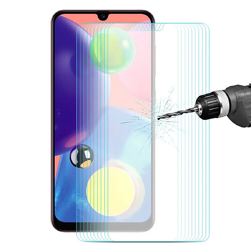 Wewoo Film de verre trempé Pour Samsung Galaxy A70 10 PCS chapeau-prince 0.26mm 9H 2.5D bord incurvé de