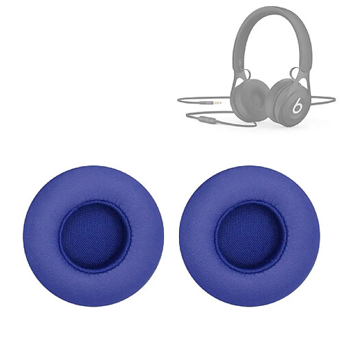 Wewoo Coussinets Mousse 2 PCS For Beats EP - Casque antibruit en éponge avec écouteurs bleu