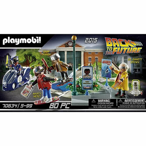 Playmobil® Back to the future Partie II Course d'hoverboard