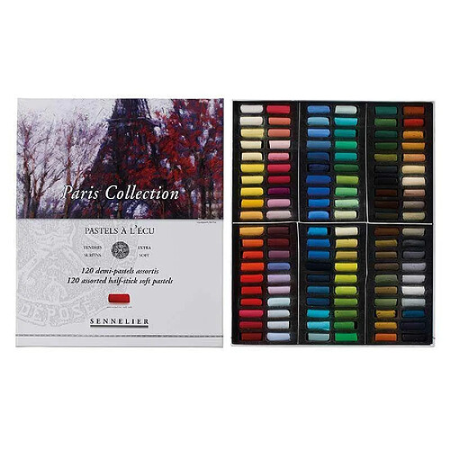 Raphael Etui Pastels 'A l'écu' - 120 demi-pastels - Paris Collection