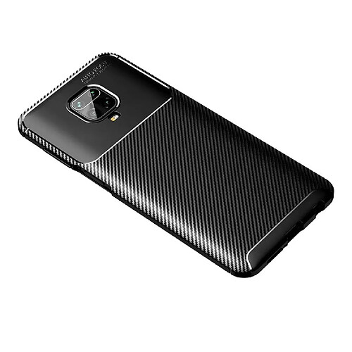 Xeptio Coque brossée noire Xiaomi Redmi Note 9 PRO NEW Carbon Fiber Antichoc - Accessoires Pochette Case