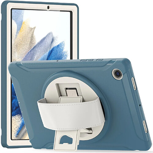 Coque en silicone avec béquille rotative Bleuet pour votre Samsung Galaxy Tab A8 10.5 (2021) X200/X205