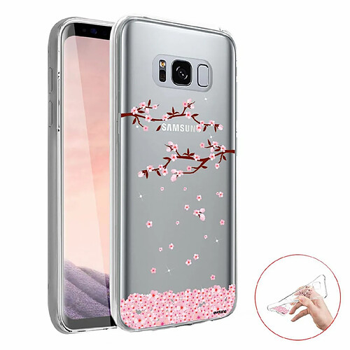 Evetane Coque Samsung Galaxy S8 360 intégrale avant arrière transparente