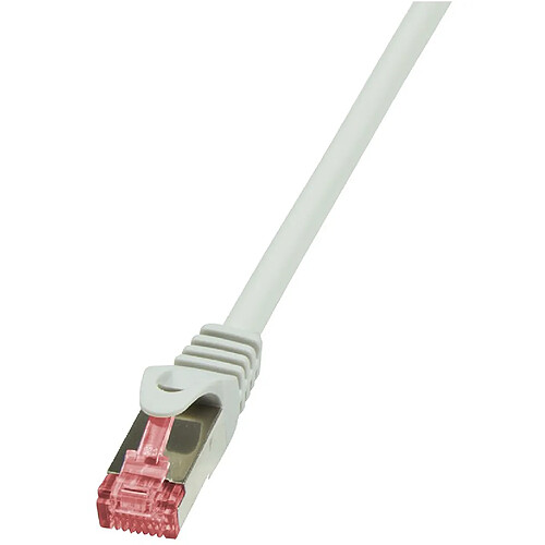 LogiLink Cat.6 S/FTP, 1m câble de réseau Cat6 S/FTP (S-STP) Gris