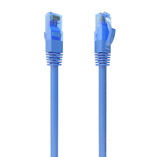 Aisens Câble réseau Cordon de brassage RJ45 Cat.6 UTP AWG26 CCA - 2,0 m - Couleur bleue