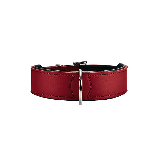 Hunter 46947 Basic 50 Collier en Nickel pour Chien Rouge 35-43 cm