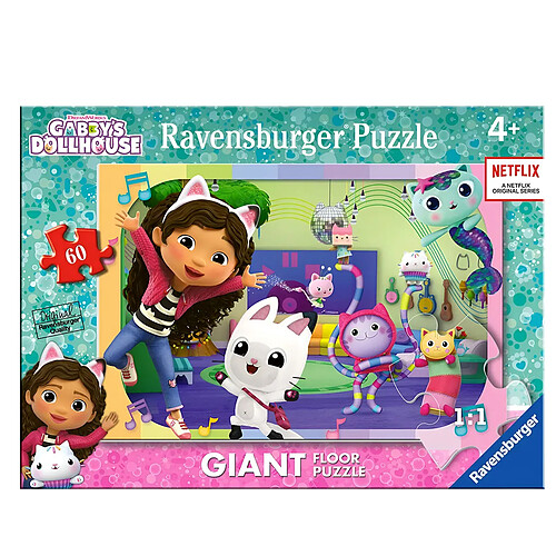 Ravensburger Puzzle de 60 Pièces La Maison de Poupée de Gabby Multicolore