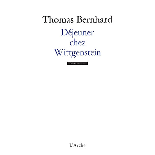 Déjeuner chez Wittgenstein · Occasion