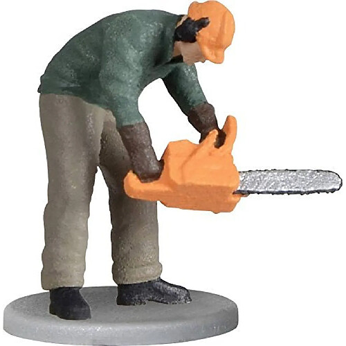 Viessmann 1548 Lumberjack with chain saw moving figures