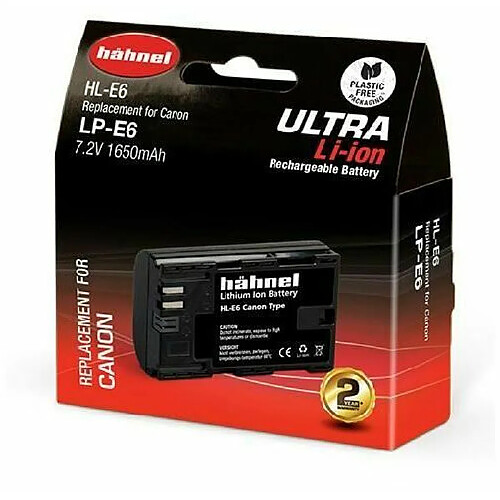 Batterie Hahnel Ultra LP-E6N pour Canon EOS R5, R6, 5D MKIV, 6D MKII