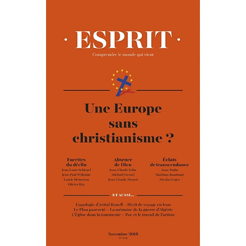 Esprit, n° 449. Une Europe sans christianisme ? · Occasion