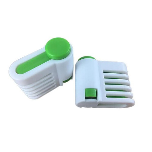 Aiguiseur De Gâteau Toast Couche ABS Plastique Acier Inoxydable Ressort Matériel Vert