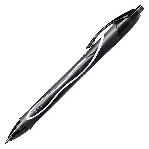 Stylo roller Bic Gelocity Quick Dry pointe 0,7 mm - écriture moyenne - noir