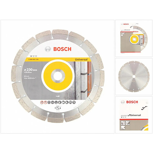 Bosch Diamant Disque de coupe 230 x 22,23 mm Standard for Universal ( 2608602195 )