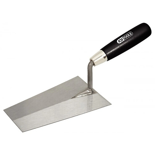 KS TOOLS 144.0125 Truelle italienne carrée - lame acier - manche bois - 240 mm