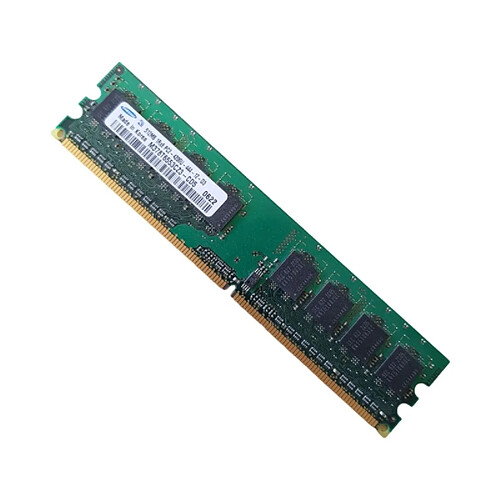 Barrette Mémoire 512Mo RAM DDR2 Samsung M378T6553CZ3-CD5 DIMM PC2-4200U · Reconditionné