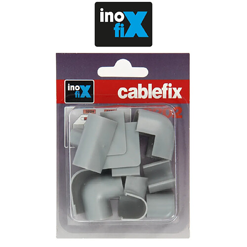 Inofix - Accessoires assortis pour Cablefix 2202 gris metallisé