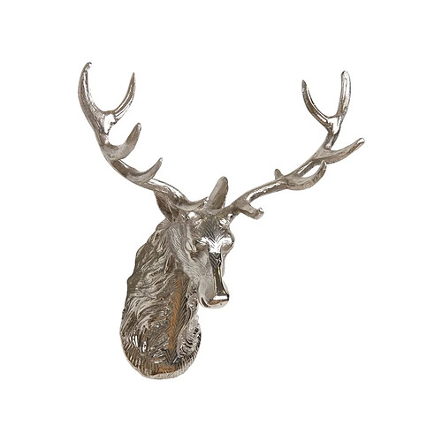 Aubry Gaspard Décor mural tête de cerf en aluminium