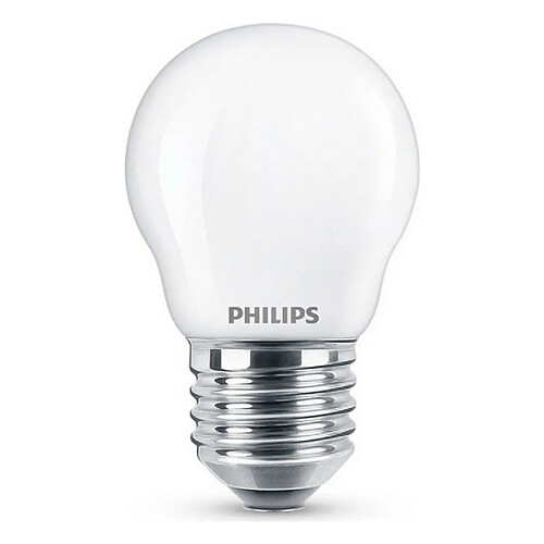 Lampe LED Philips Sphèrique E 6,5 W E27 806 lm 4,5 x 7,8 cm (4000 K)