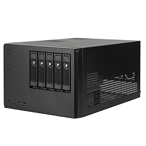 SilverStone SST-CS351B SAS-12G-/SATA-6G-NAS-Gehäuse avec 5 Einschüben