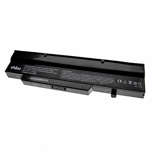 vhbw batterie remplace BTP-C2L8, BTP-C3K8, BTP-C4K8, MS2191, MS2192, MS2193, MS2216, MS2228 pour laptop (5200mAh, 10.8V, Li-Polymère, noir)