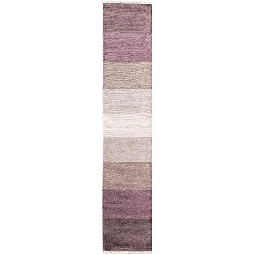 Vidal Tapis de couloir en laine 401x79 brun Darya