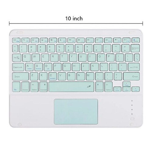 Universal 10 pouces iPad Tablette Téléphone Portable Universel Touch Pad Clavier Bluetooth Sans fil Portable Ultra-fin Bluetooth Mini Clavier | Clavier (vert)