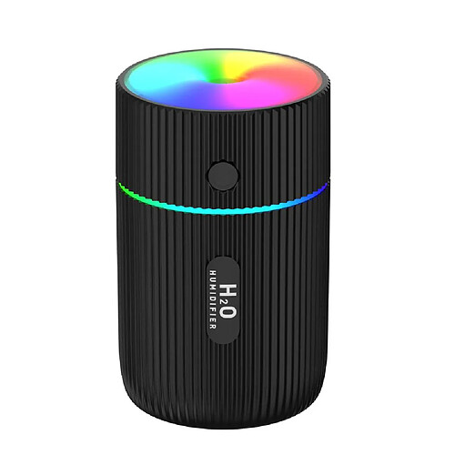 INF Humidificateur avec lampe LED colorée Noir