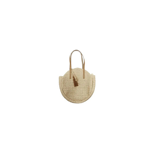 Douceur D'Interieur Sac de plage - L 35 x l 9 x H 35 cm - Paille - Atlantique Naturel