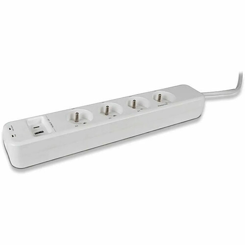 Rallonge 4 prises Schuko sans interrupteur SCS SENTINEL SmartPlug 240 V