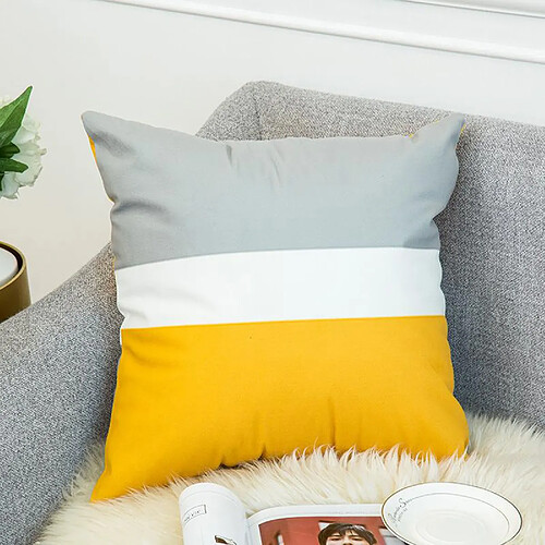 18 "taie D'oreiller Géométrique Canapé Jeter Housse De Coussin Daim Décor à La Maison Style4