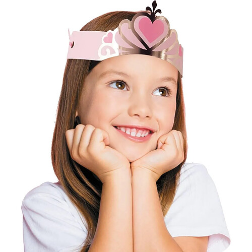 PartyPro Diademe doree de princesse