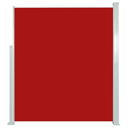 Maison Chic Auvent latéral | Store extérieur | Auvent solaire de patio 160x300 cm Rouge -GKD47336