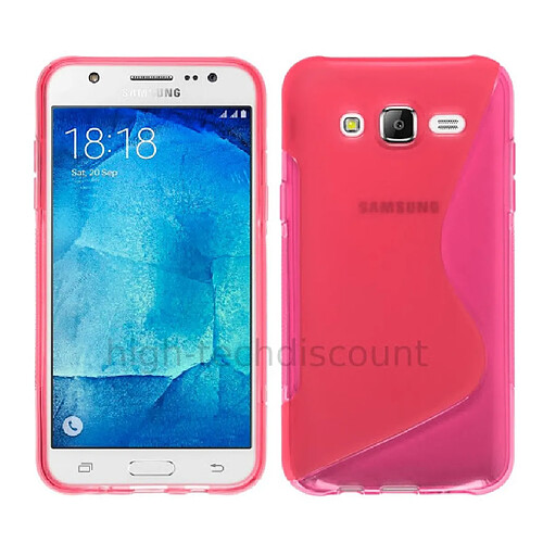 Htdmobiles Coque silicone gel fine pour Samsung Galaxy J3 + film ecran - ROSE