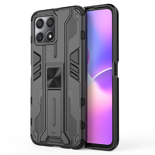 Coque en TPU anti-rayures avec béquille pour votre Honor X30i - noir