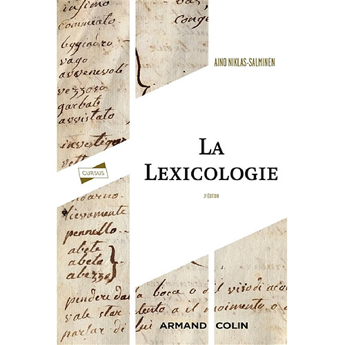 La lexicologie