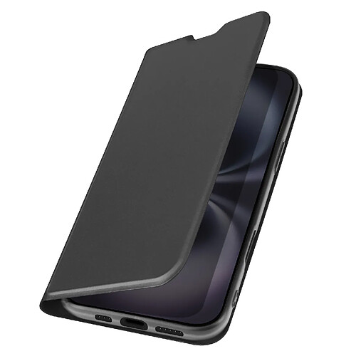 Avizar Étui pour iPhone 16 Soft touch Porte-carte Support Vidéo Noir