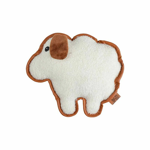 Paris Prix Jouet Peluche Mouton pour Chien Wooly 24cm Écru