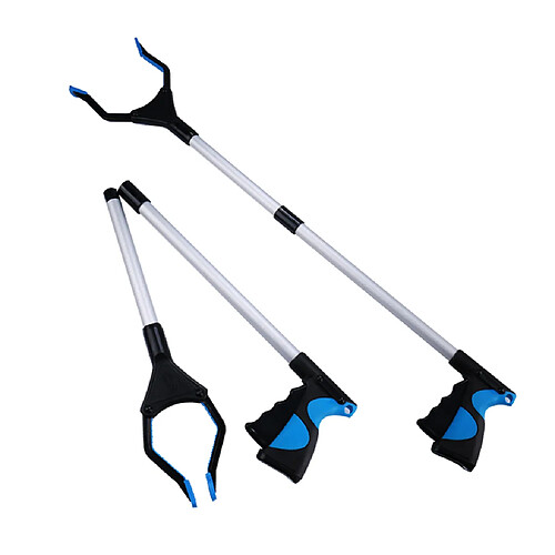 2x Long Pliable Grabber Reacher Litter Picker Pick Up Personnes âgées Reach Tool Daily Living Aids 31.9 ''