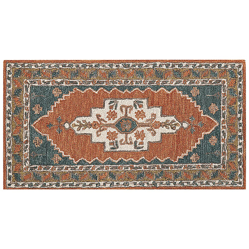 Beliani Tapis en laine 80 x 150 cm multicolore GELINKAYA